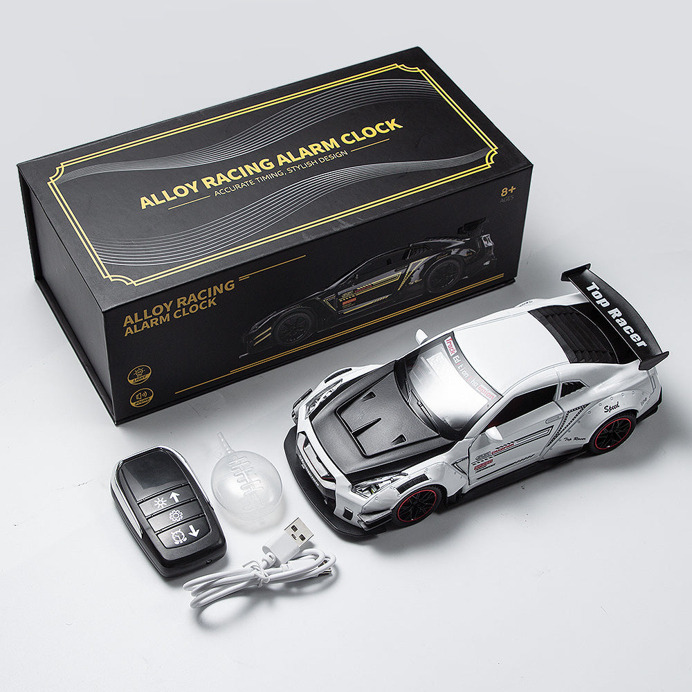 Hyper car Engine Sound Alarm Clock with LED & Mist Spray