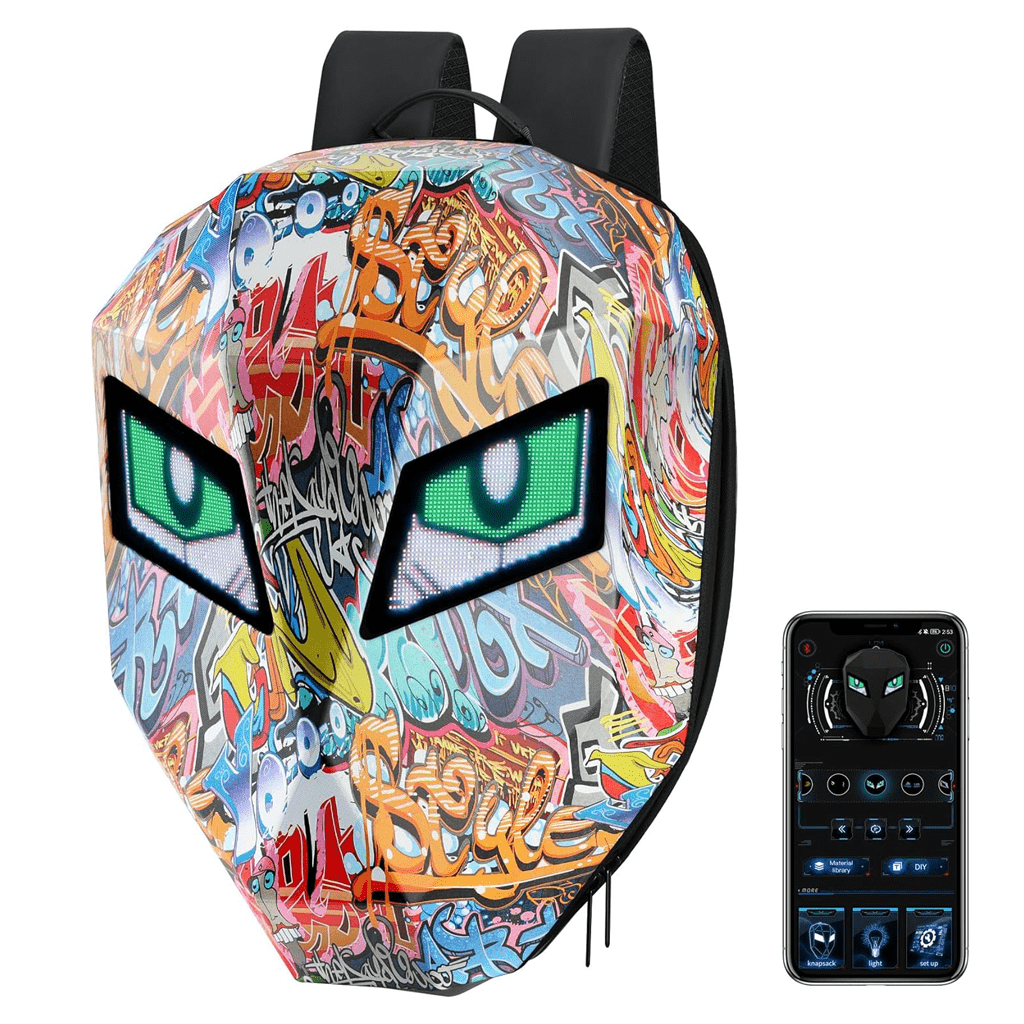 custom led backpack