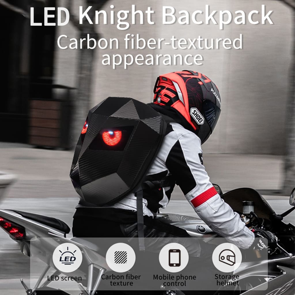backpack with screen