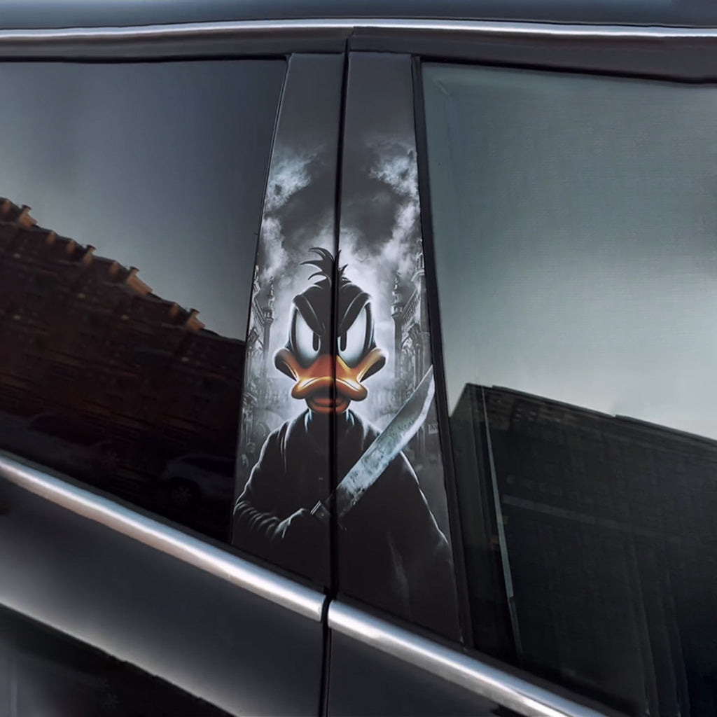 cool duck car stickers
