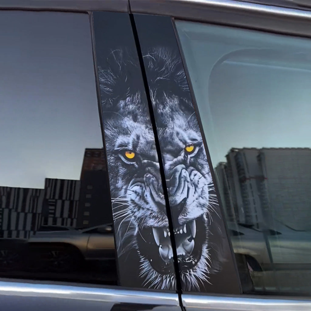black panther car sticker