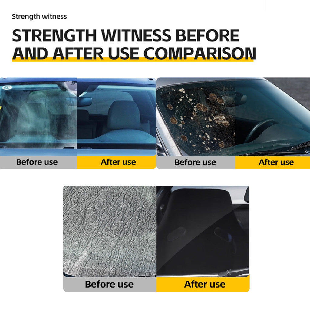 car glass oil film cleaner