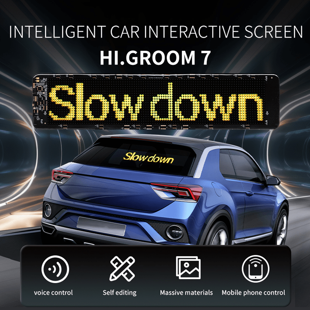 car display signs