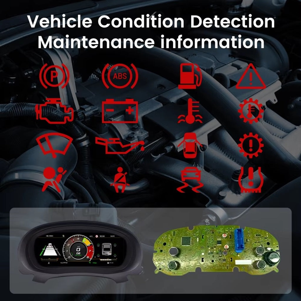 VW LCD Digital Dashboard Cluster
