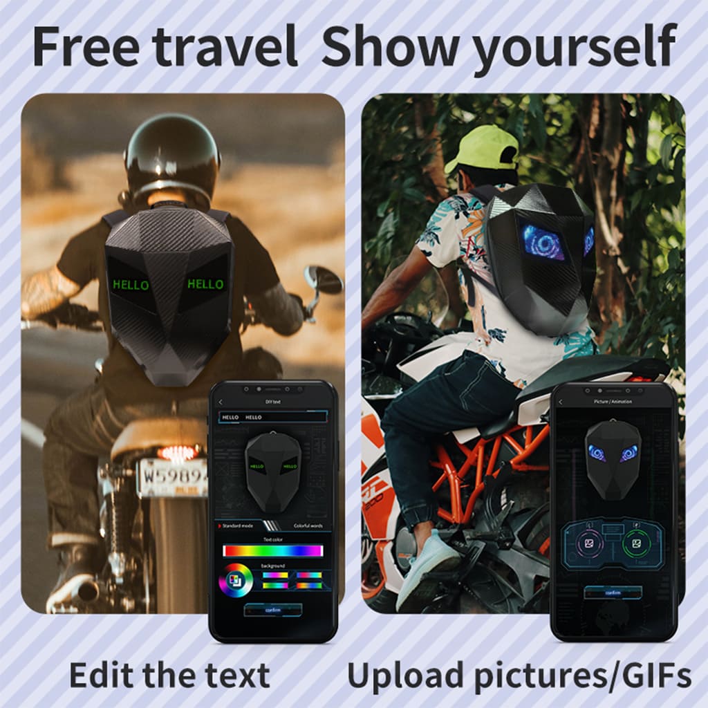 motorcycle back pack
