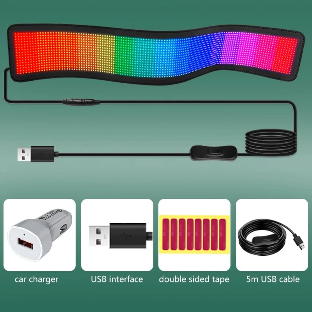 windshield led eyes