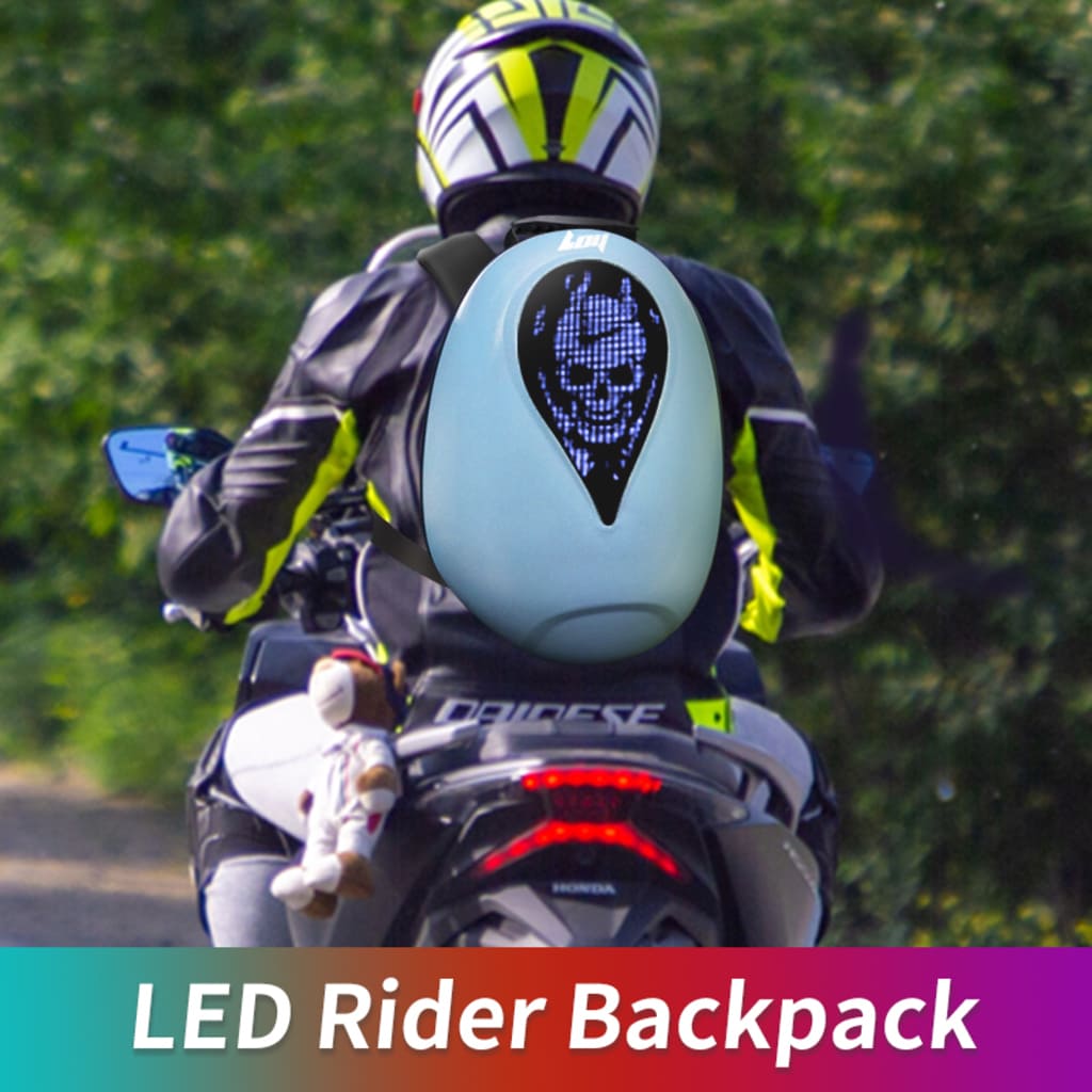 backpack with led eyes