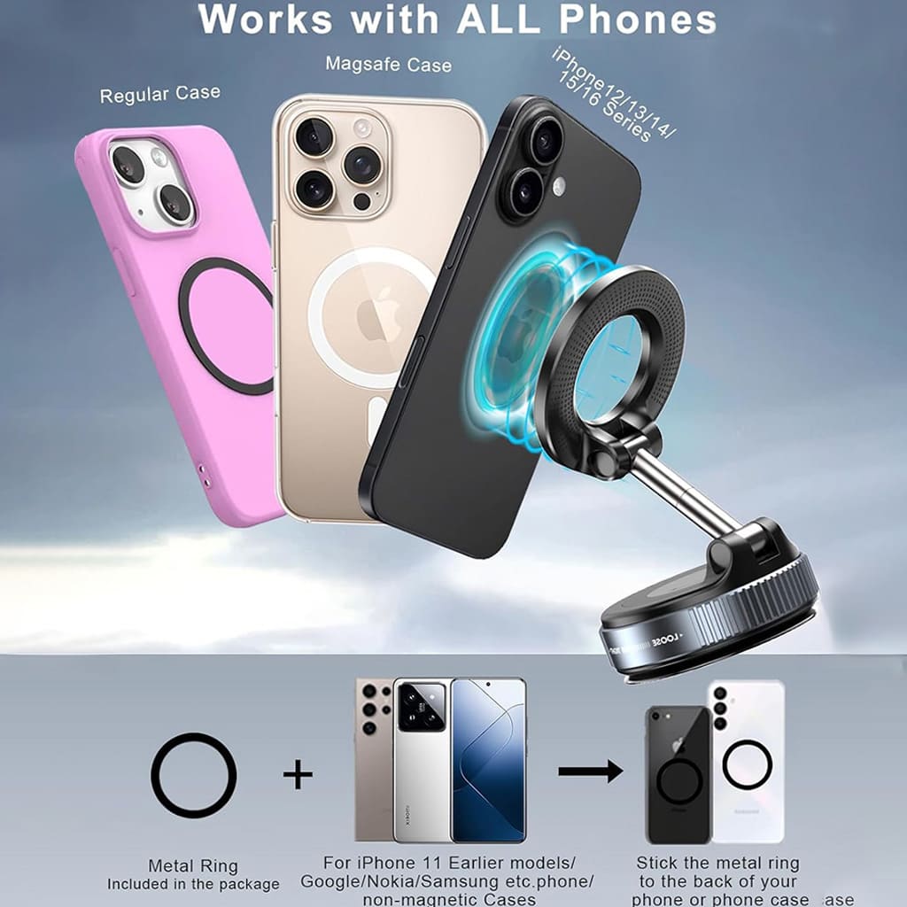 magnetic cell phone holder for car