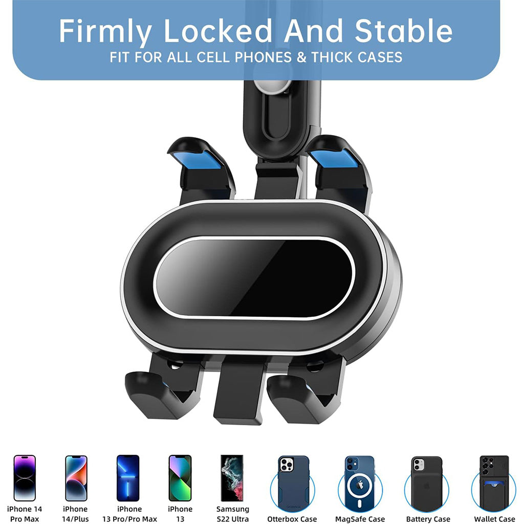 multifunctional 360 rotatable car rearview mirror phone holder