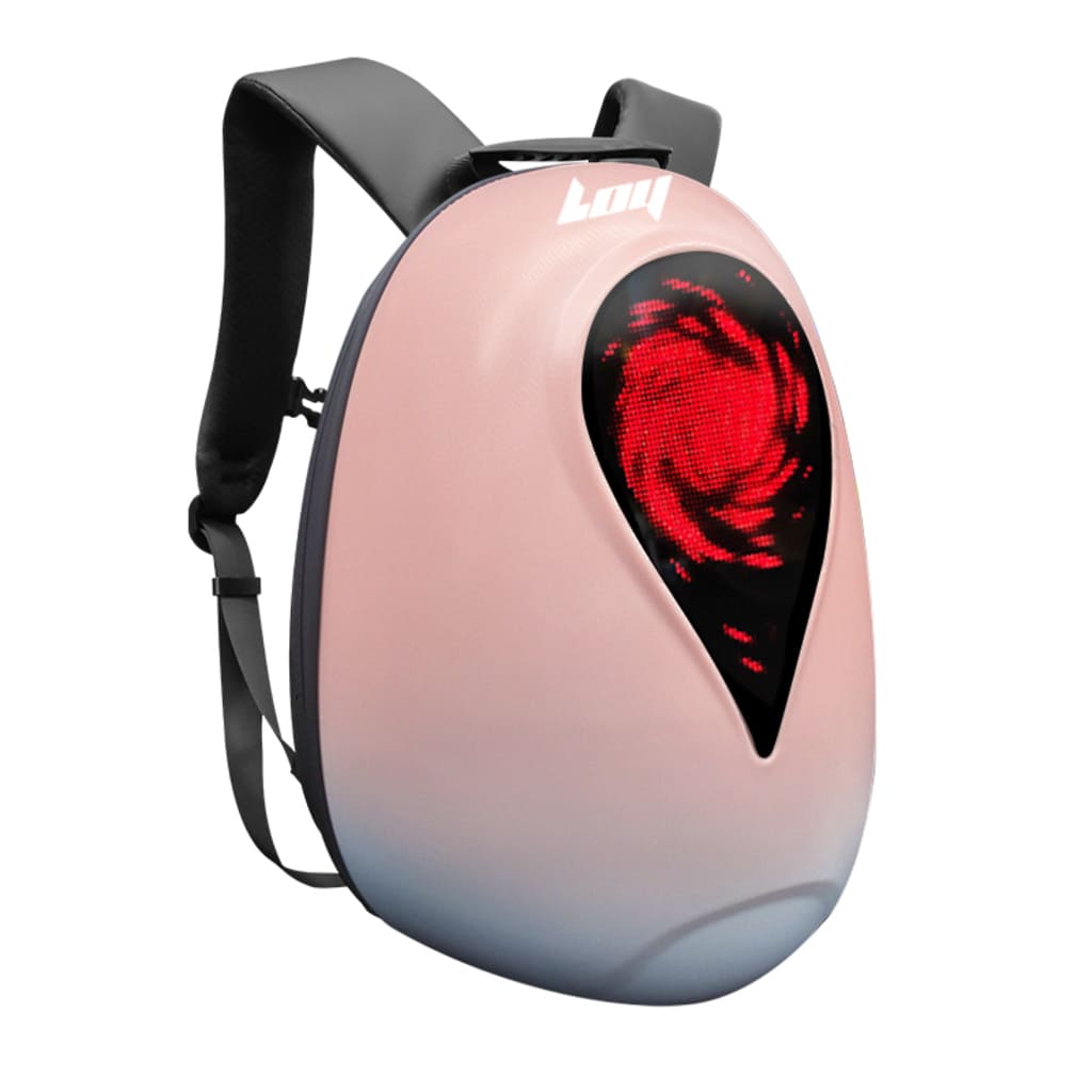 led screen backpack