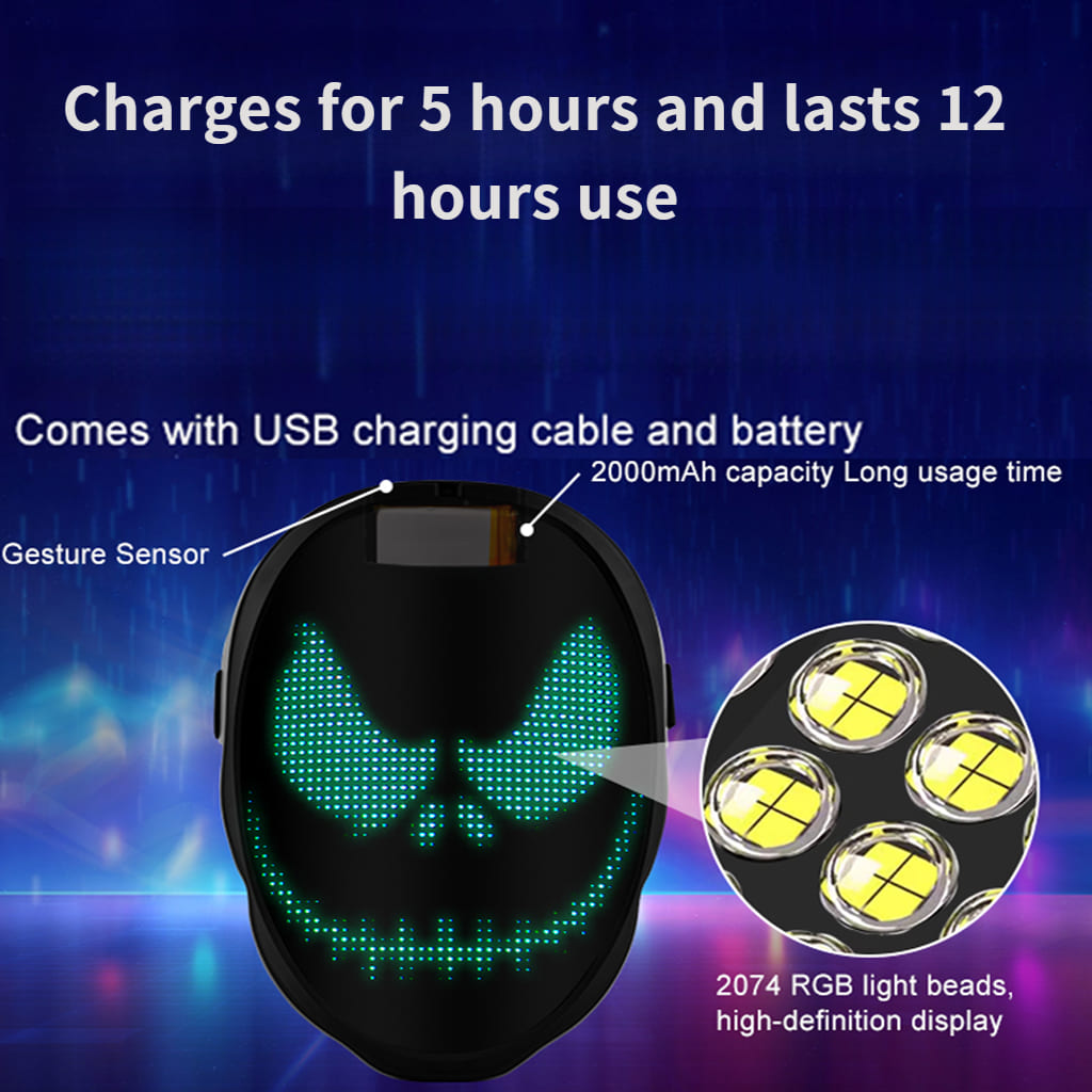 led lights for halloween mask