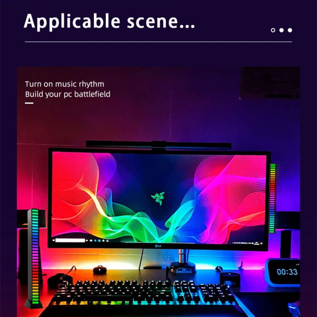music synced led lights