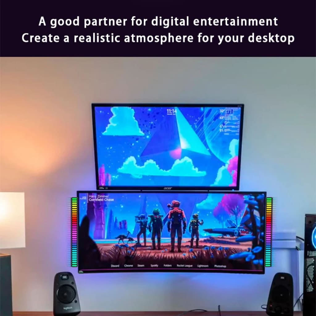 led lights synced to music