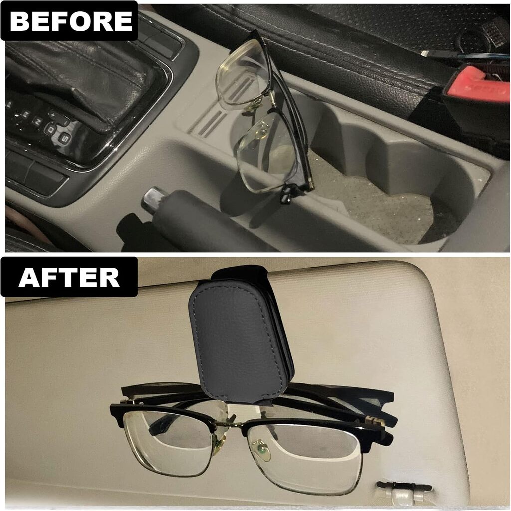 car visor sunglass holder