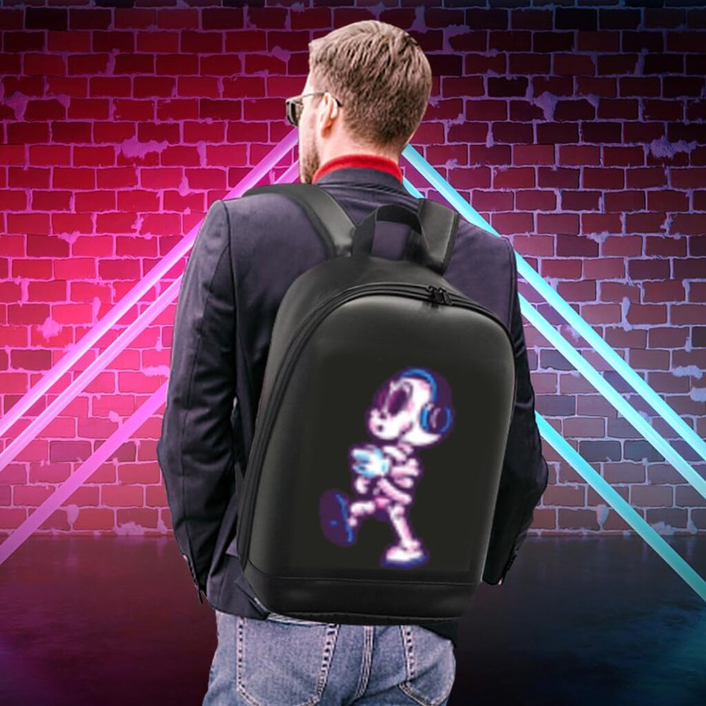backpack with led screen