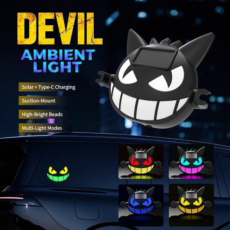 Solar Demon LED Car Sign