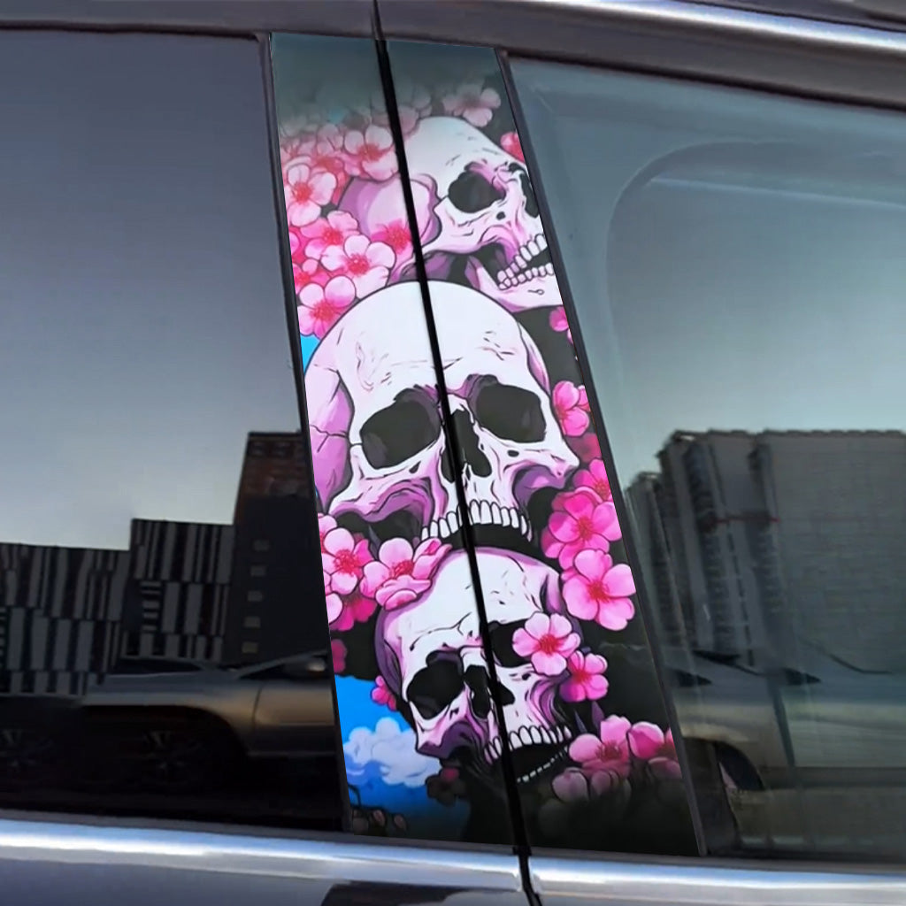 Sugar Skull Car Door Stickers