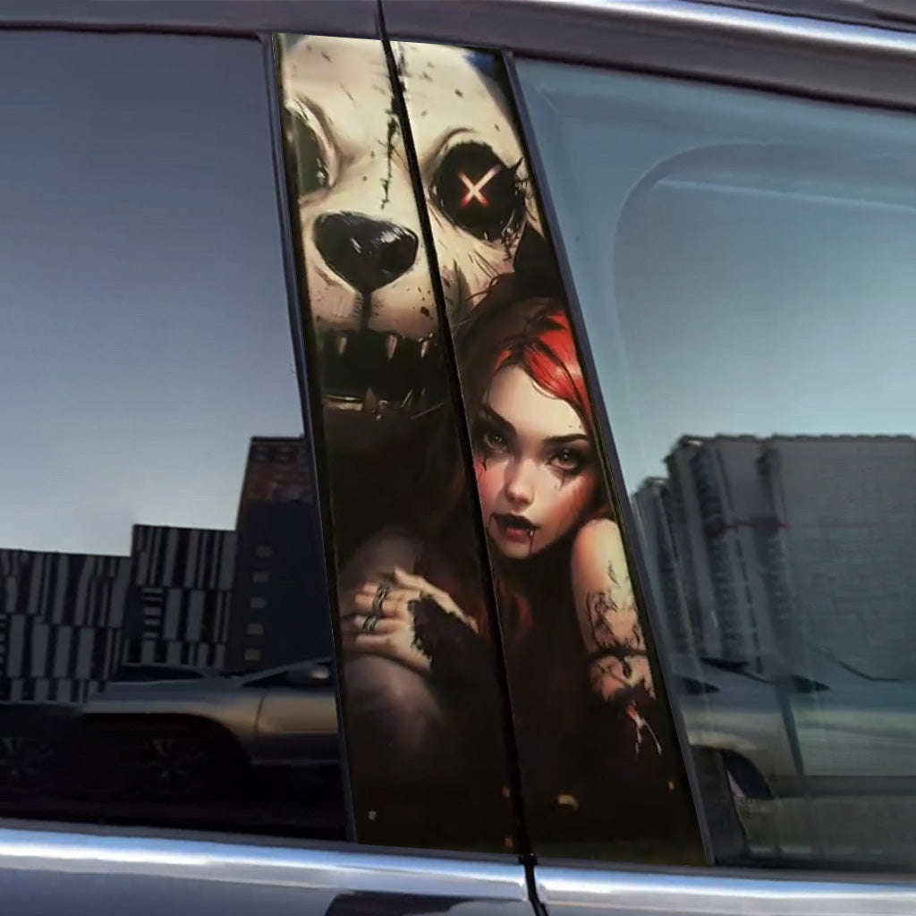 Sugar Skull Car Door Stickers