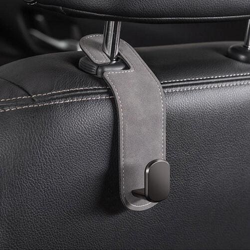 grey car purse hook