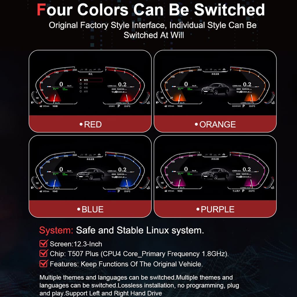 BMW LCD Instrument Panel Cluster|Blazexel