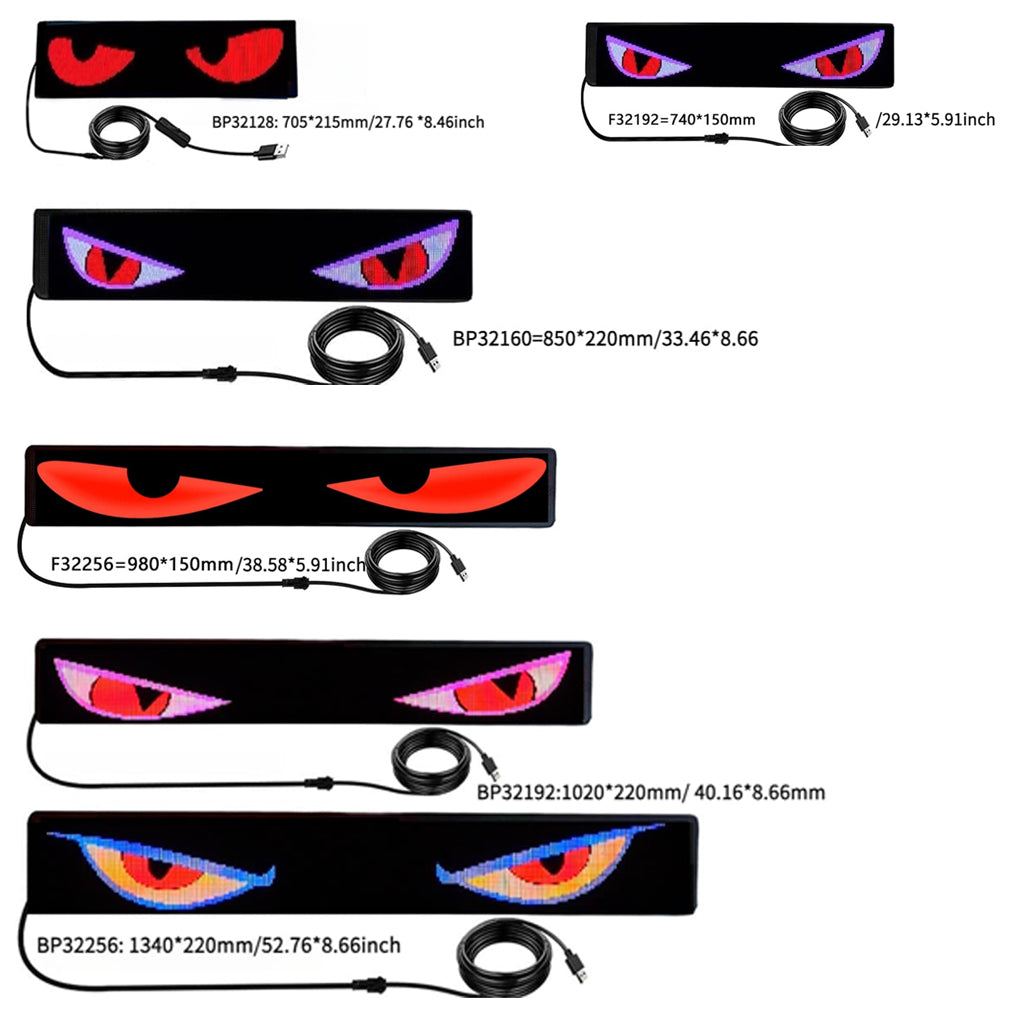 Programmable Devil Eyes Auto LED Display | Blazexel