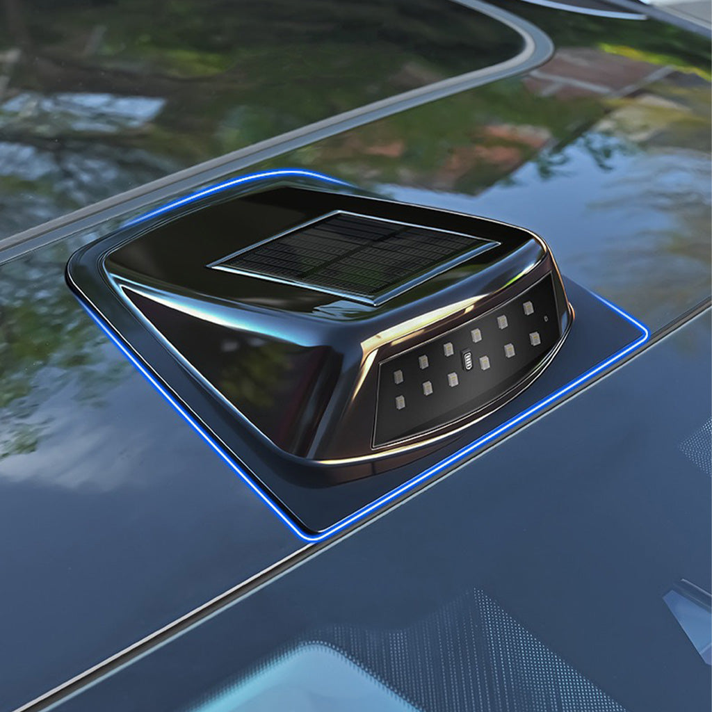 Solar Car Roof Warning Light