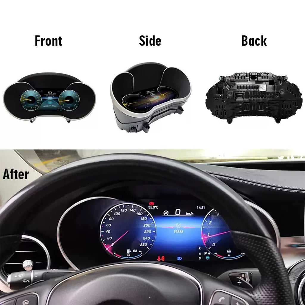 Mercedes LCD Digital Dashboard Cluster