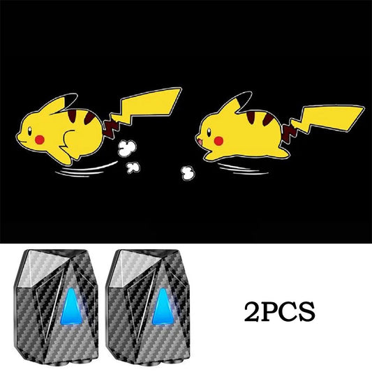 Pikachu car door lights