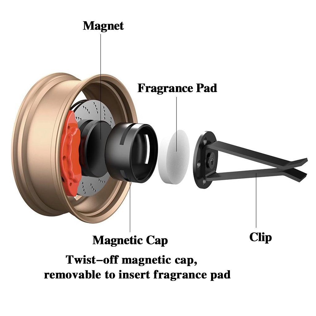 Alloy Wheel Design Car Air Freshener