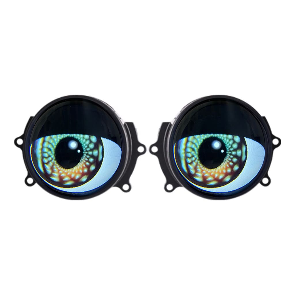 Synced Programmable Devil Eyes Lens with Remote