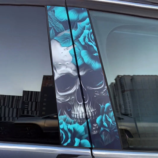 Sugar Skull Car Door Stickers