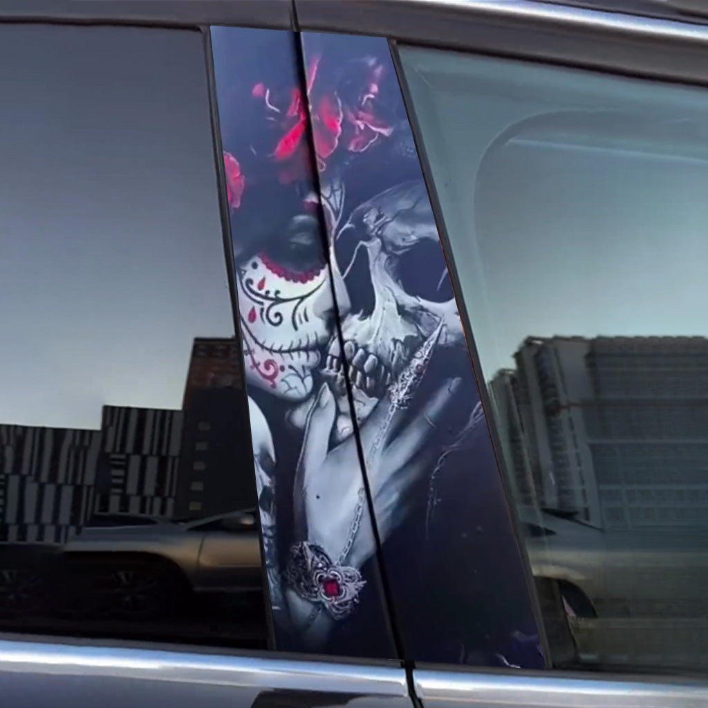 Sugar Skull Car Door Stickers