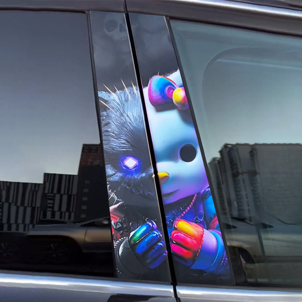 cool hello kitty car stickers