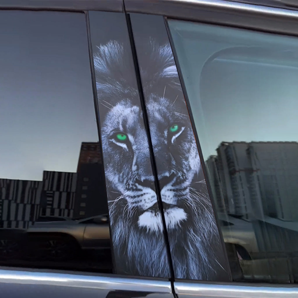 car_door_sticker_lion