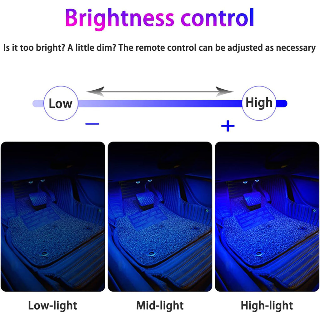 USB RGB Car Ambient Light