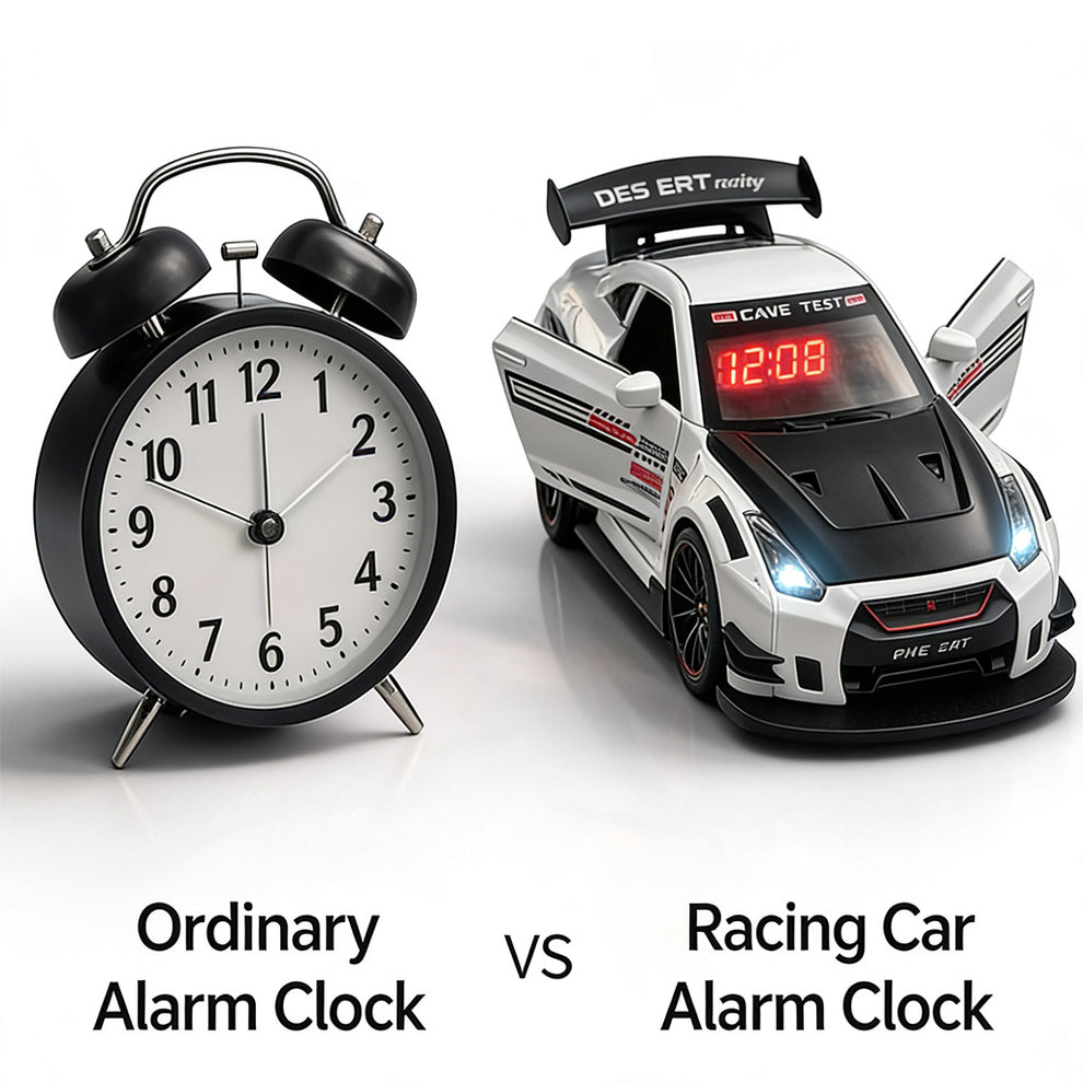 Supercar Engine Alarm Clock with LED Lights & Mist Spray |Blazexel