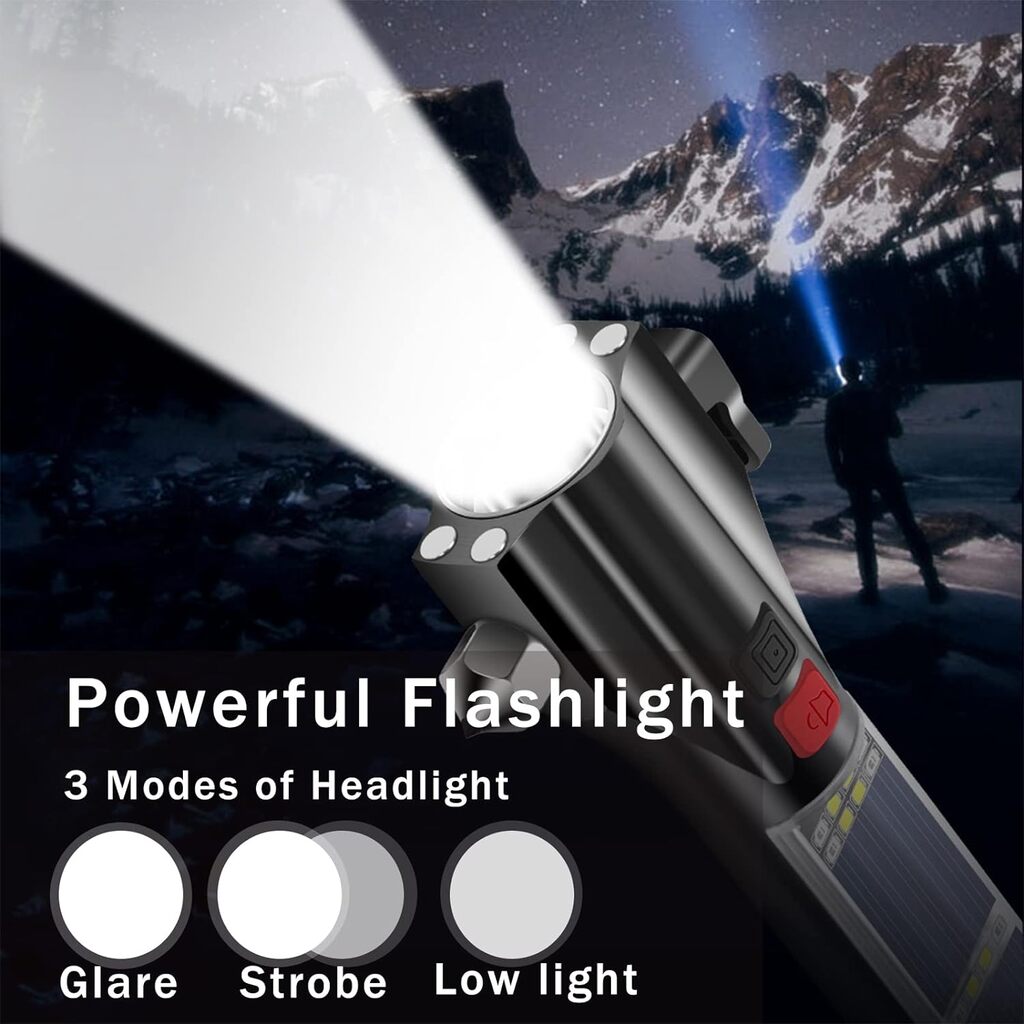 Safety Hammer Flashlight