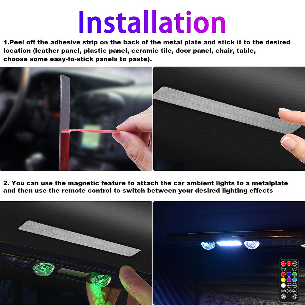 USB RGB Car Ambient Light