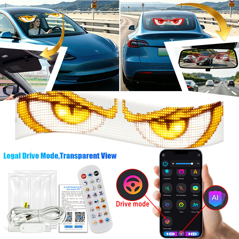 AI Crystal Devil Eyes Light with Voice Service