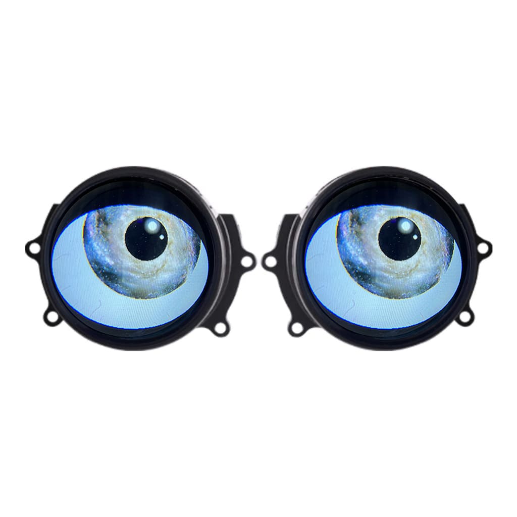 Synced Programmable Devil Eyes Lens with Remote