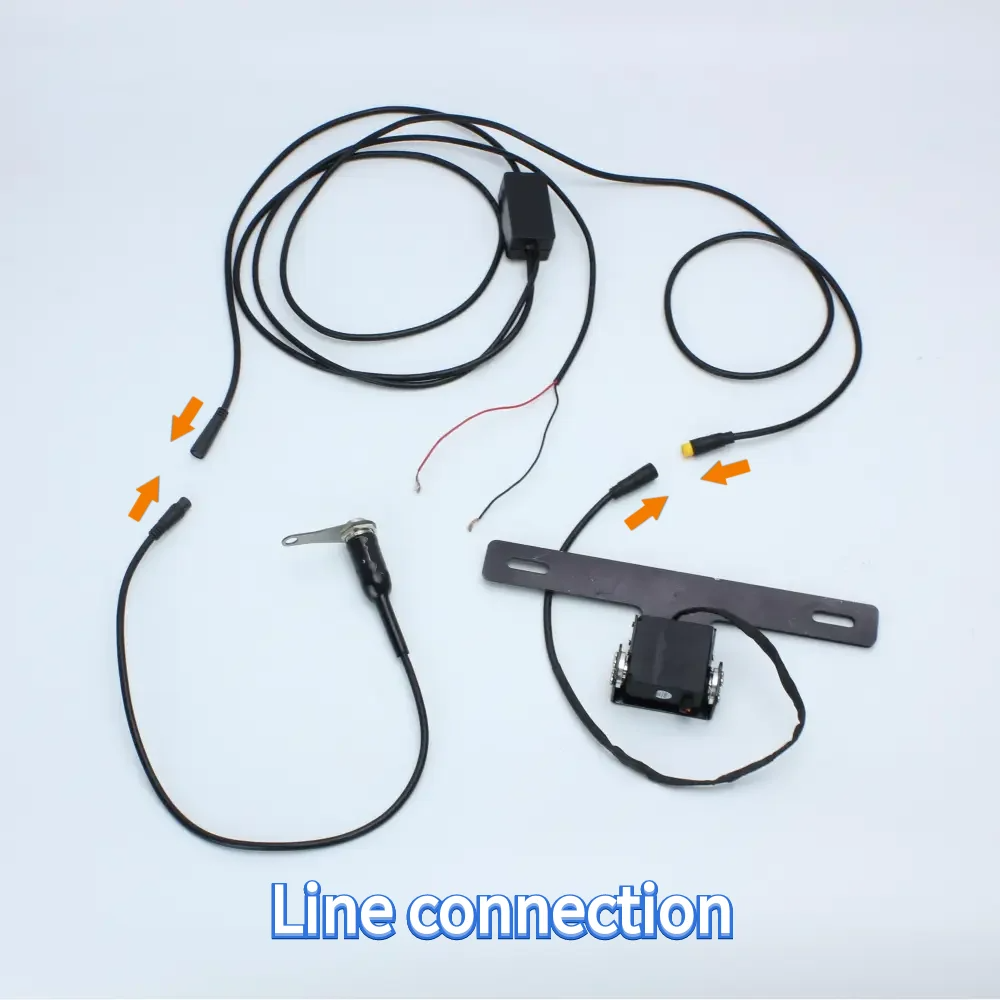 Electric Motorcycle License Plate Holder Flipper