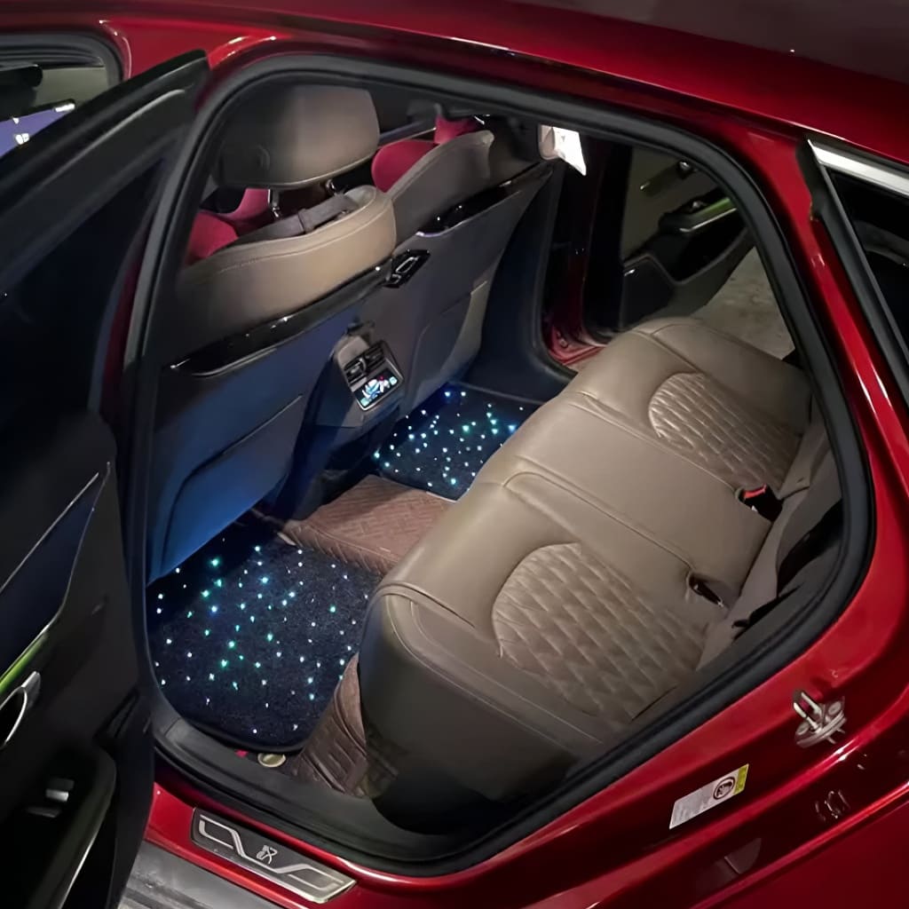 LED Starry Car Floor Mat