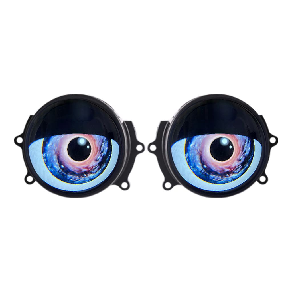 Synced Programmable Devil Eyes Lens with Remote