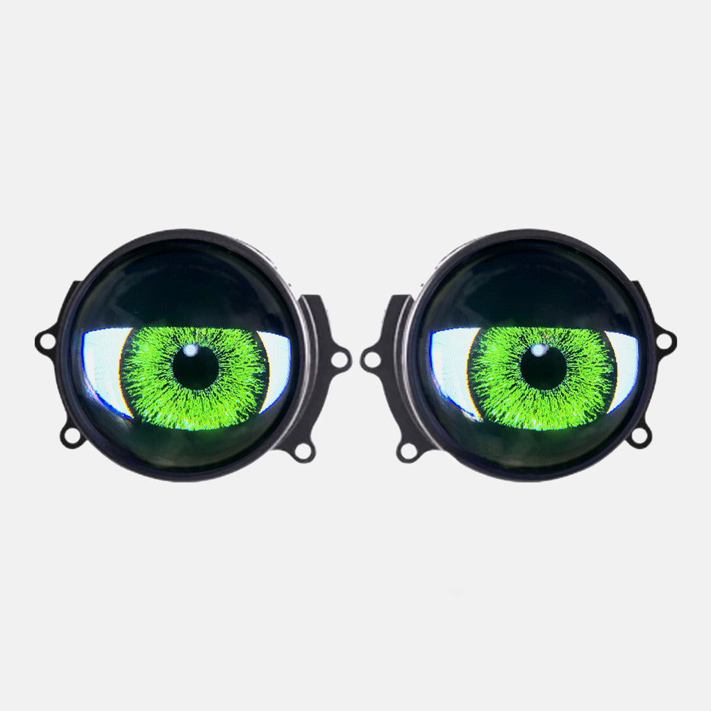 Synced Programmable Devil Eyes Lens with Remote