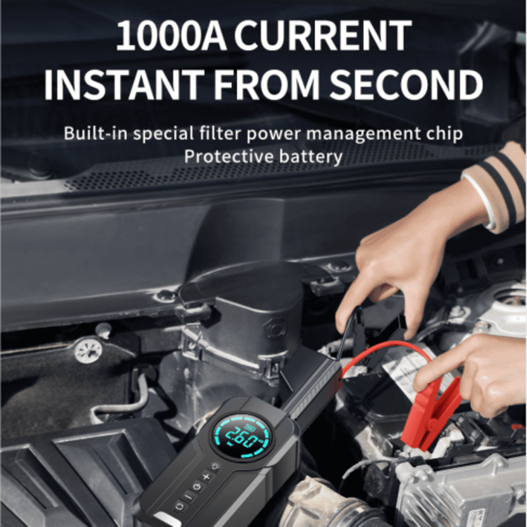 jump start with air compressor​