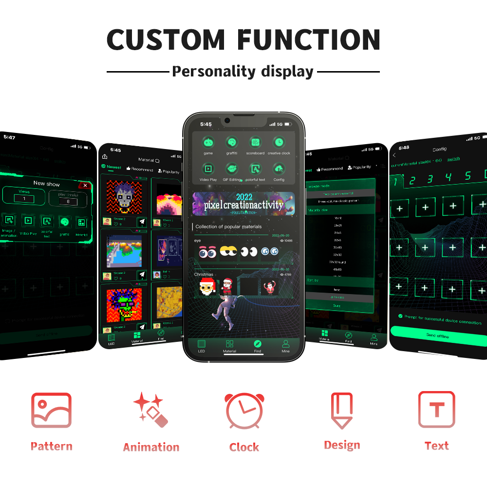 Anpassbares Auto-LED-Display
