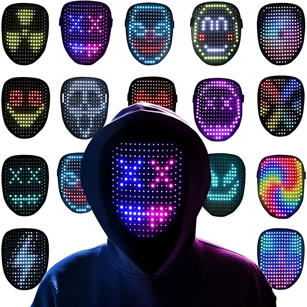 light up purge mask