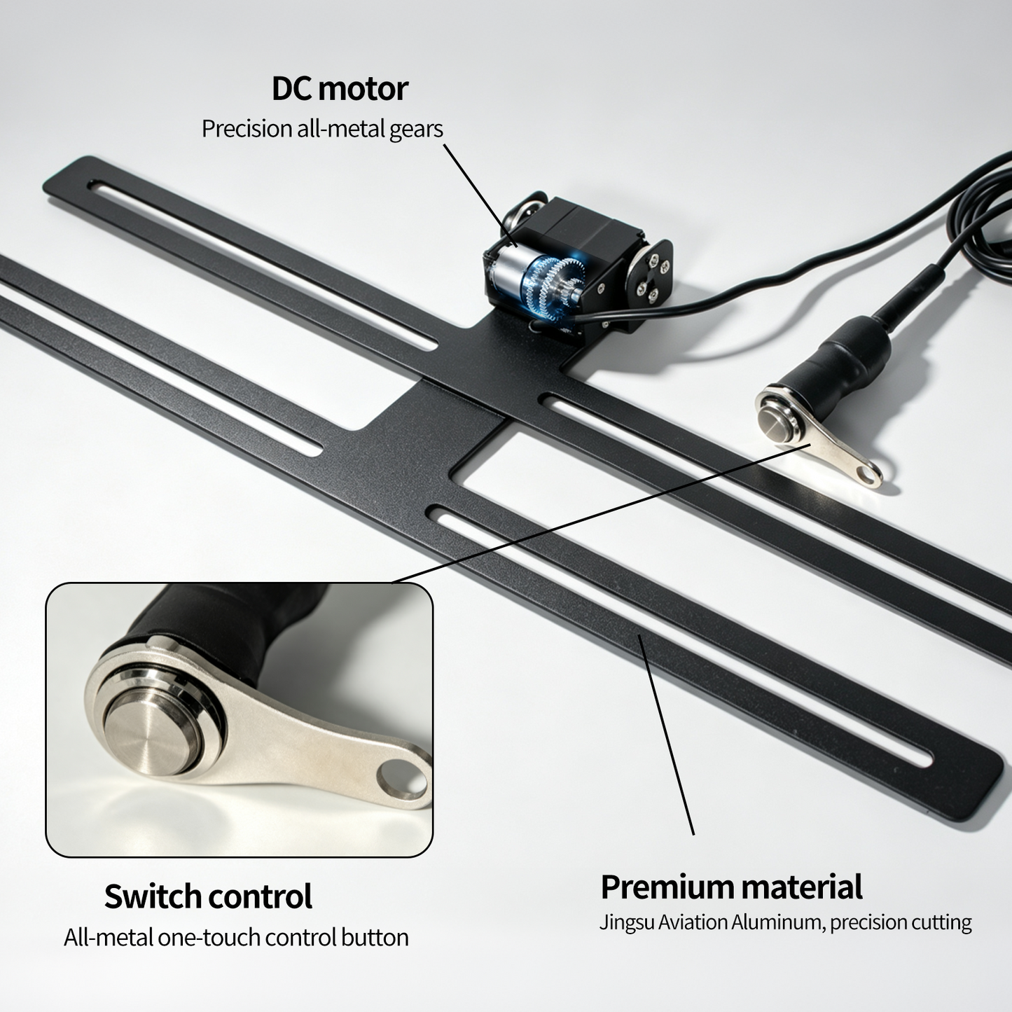Electric Car License Plate Holder Flipper