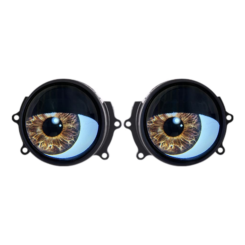 Synced Programmable Devil Eyes Lens with Remote