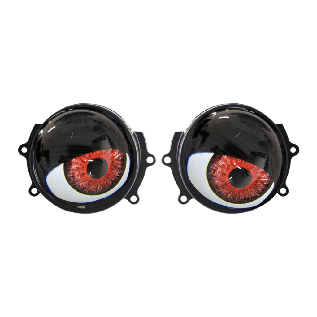 Synced Programmable Devil Eyes Lens with Remote